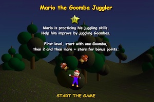 Mario The Goomba Juggler